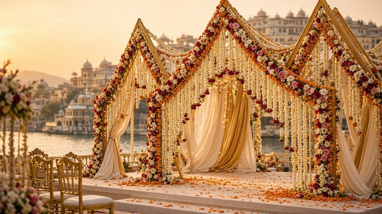 Destination wedding décor