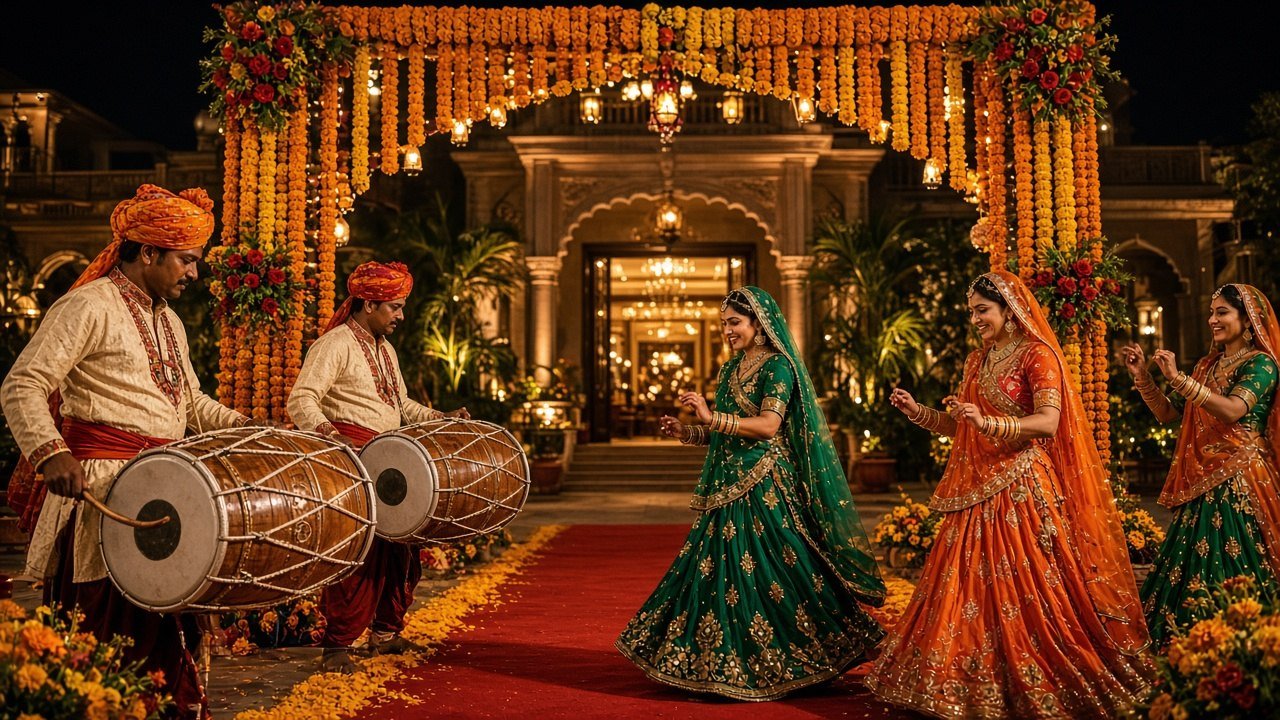Rajasthani folk dancers